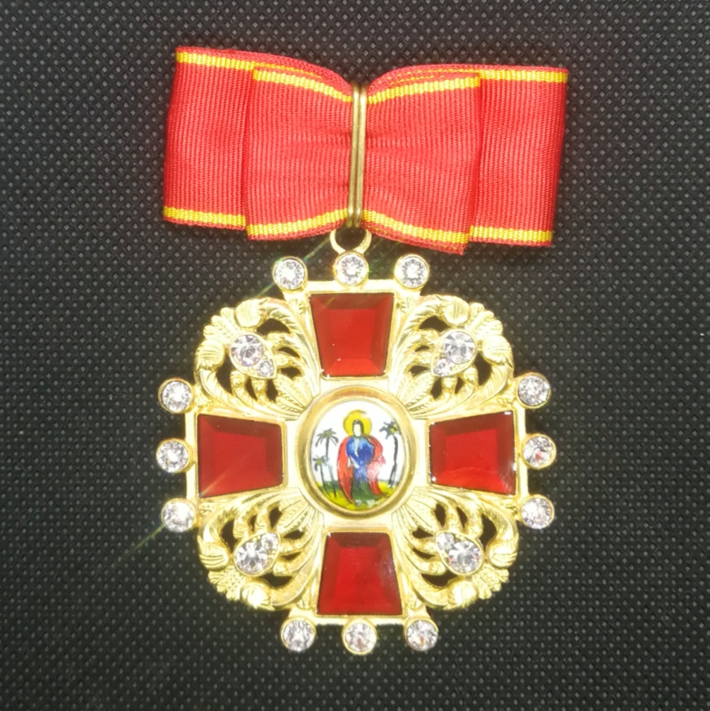 Орден св.Анны 1 степени со стразами и эмалью (18 век)
