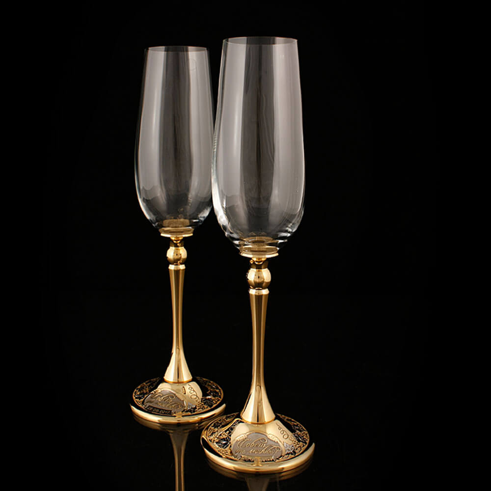Подарочный набор «Бокалы для шампанского»