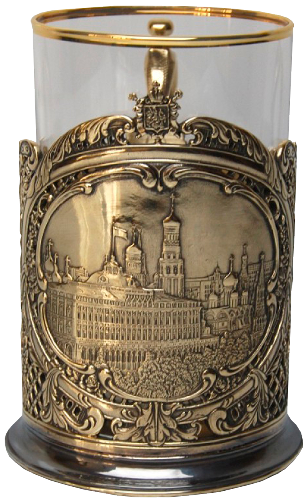 Подстаканник из латуни «Красная площадь»
