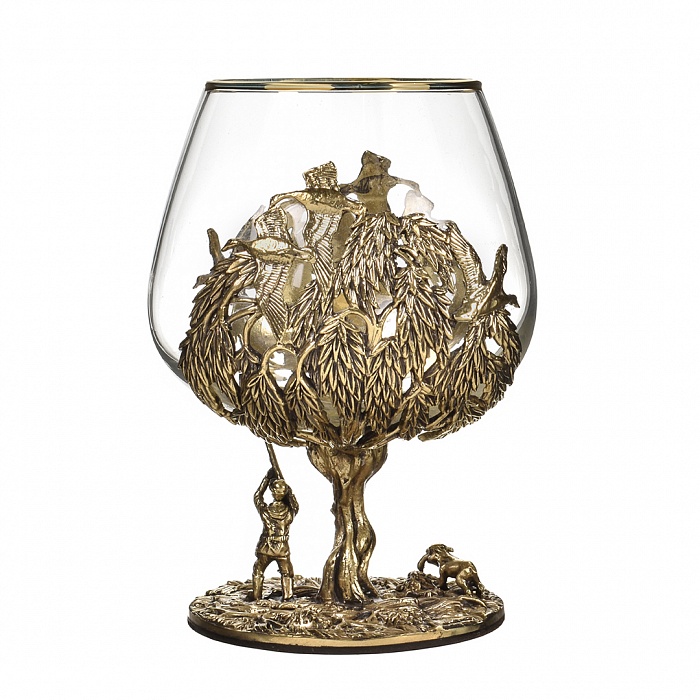 Коньячный бокал «Охота на уток»