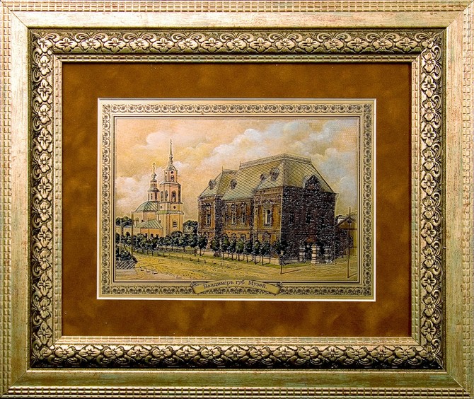 Гравюра на металле «Музей Владимира»