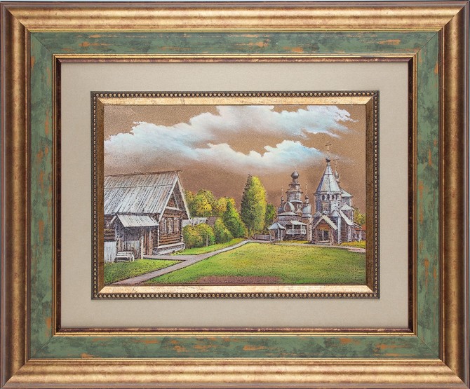 Гравюра на металле «Музей деревянного зодчества. Суздаль»