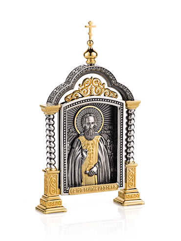 Парадная икона «Сергий Радонежский»