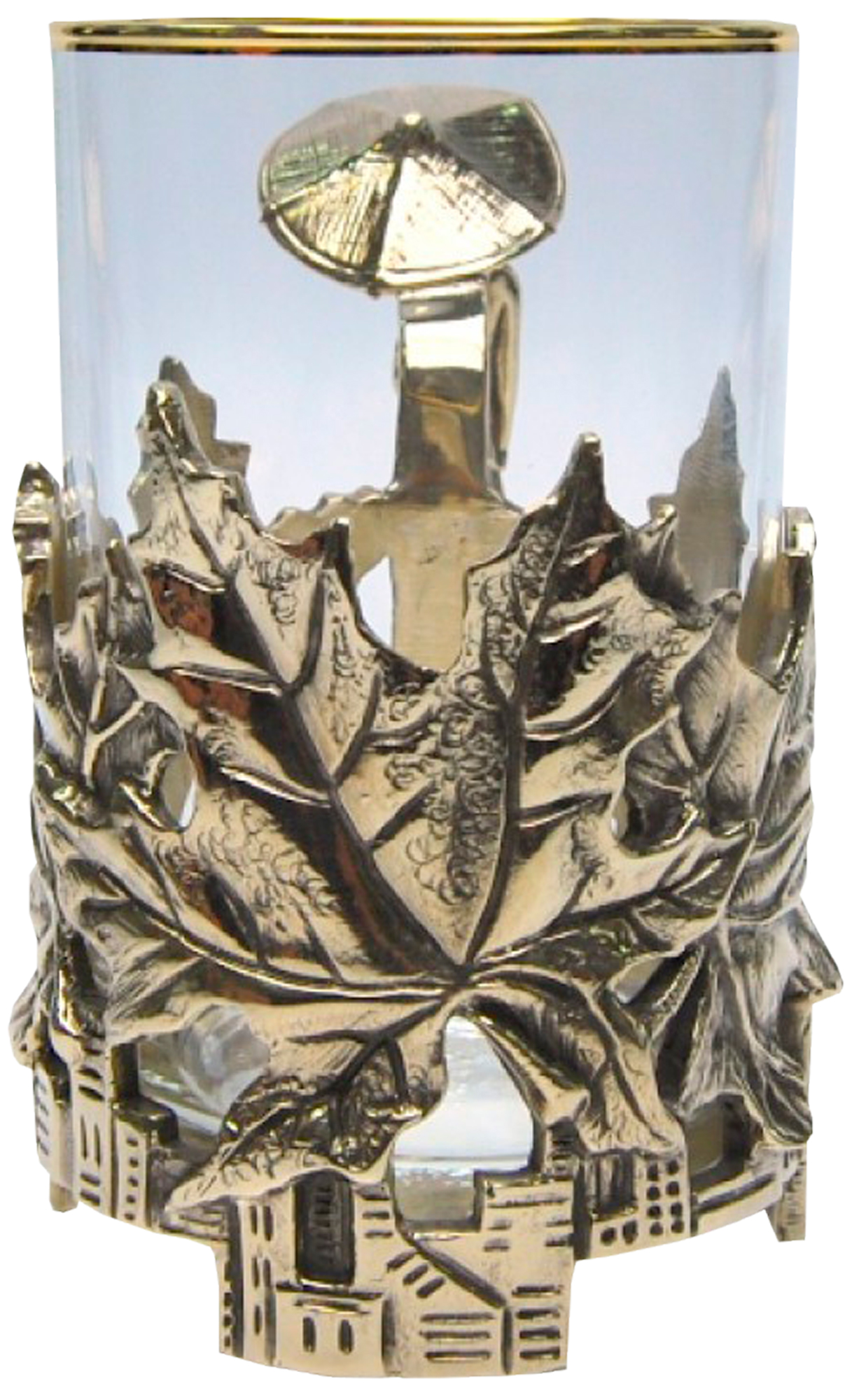 Подстаканник в подарок «Осенний город»