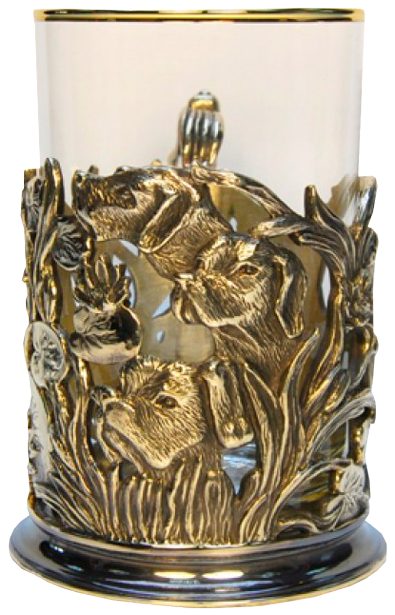 Подстаканник «Охота в камышах»