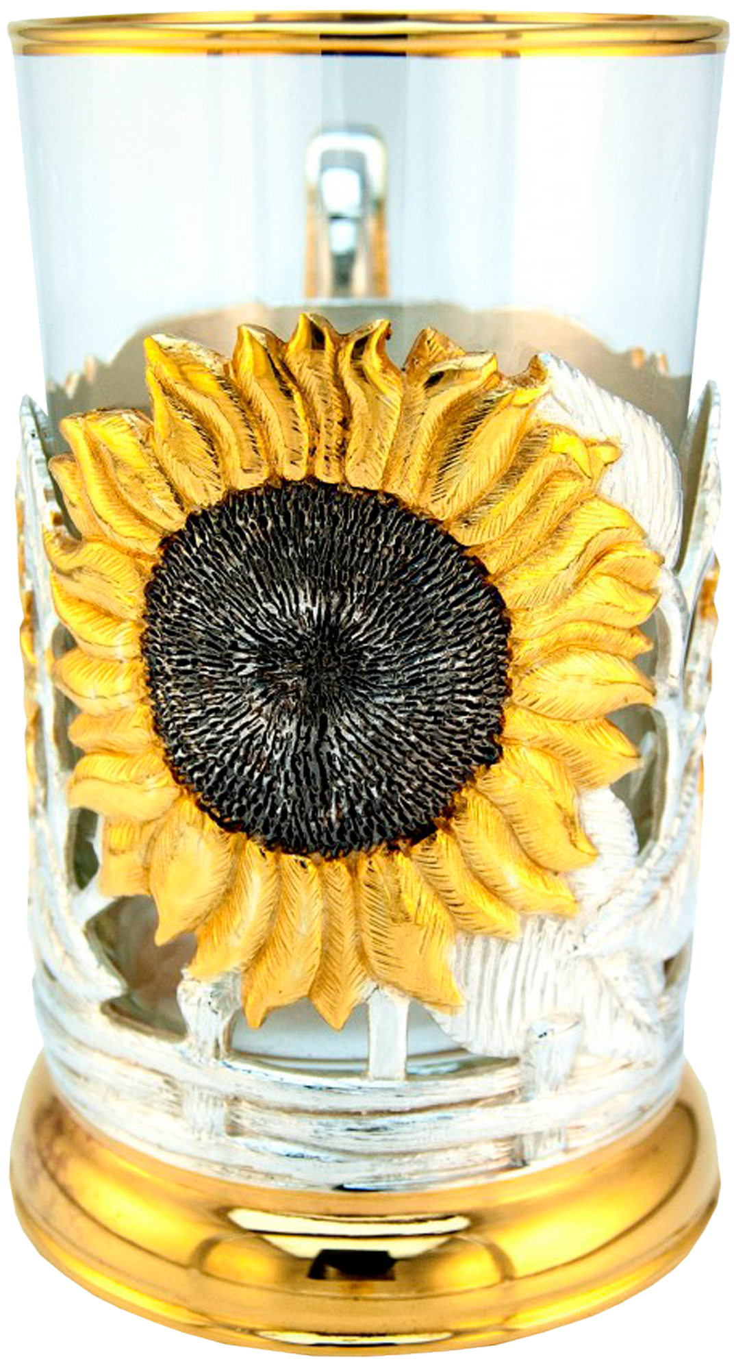 Подстаканник в подарок «Подсолнухи»