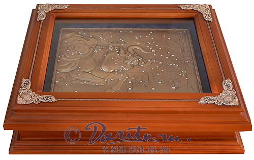 Деревянная ключница «Телец»