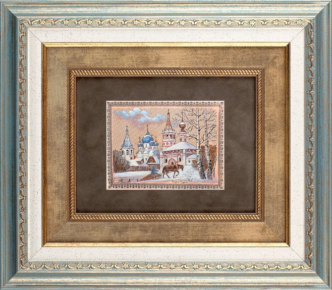 Гравюра на металле «Старый Суздаль»