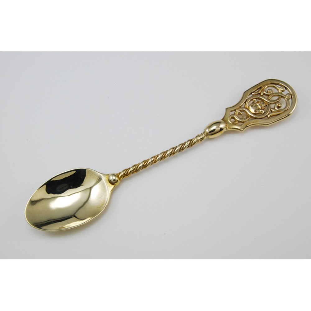 Чайная ложка Орнамент из латуни