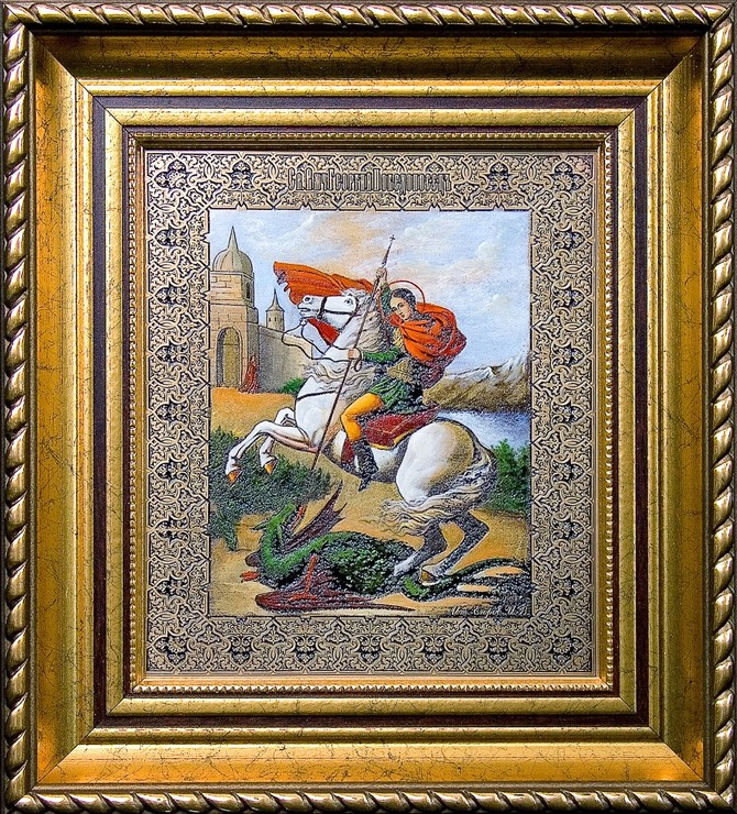 Гравюра на металле «Георгий Победоносец»