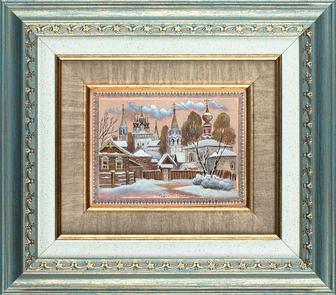 Гравюра на металле «Суздаль 19 век»