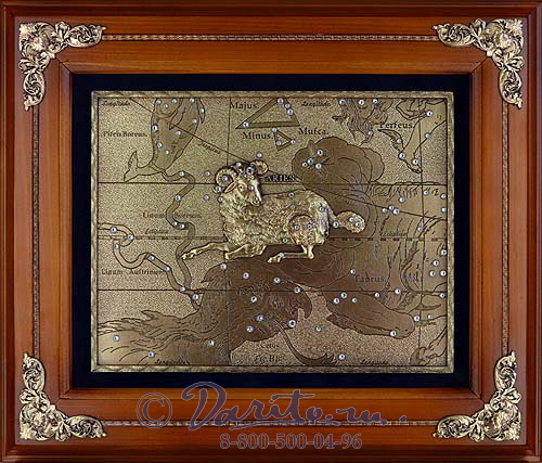 Деревянная ключница «Овен»