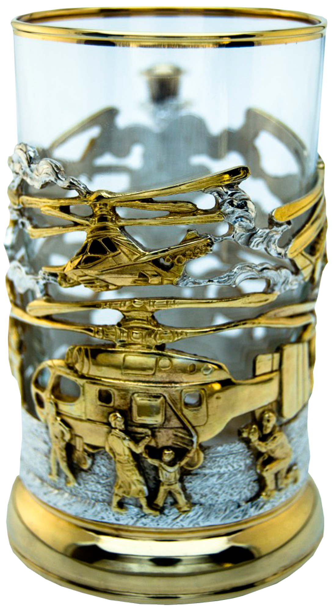 Подстаканник в подарок «Вертолёты»