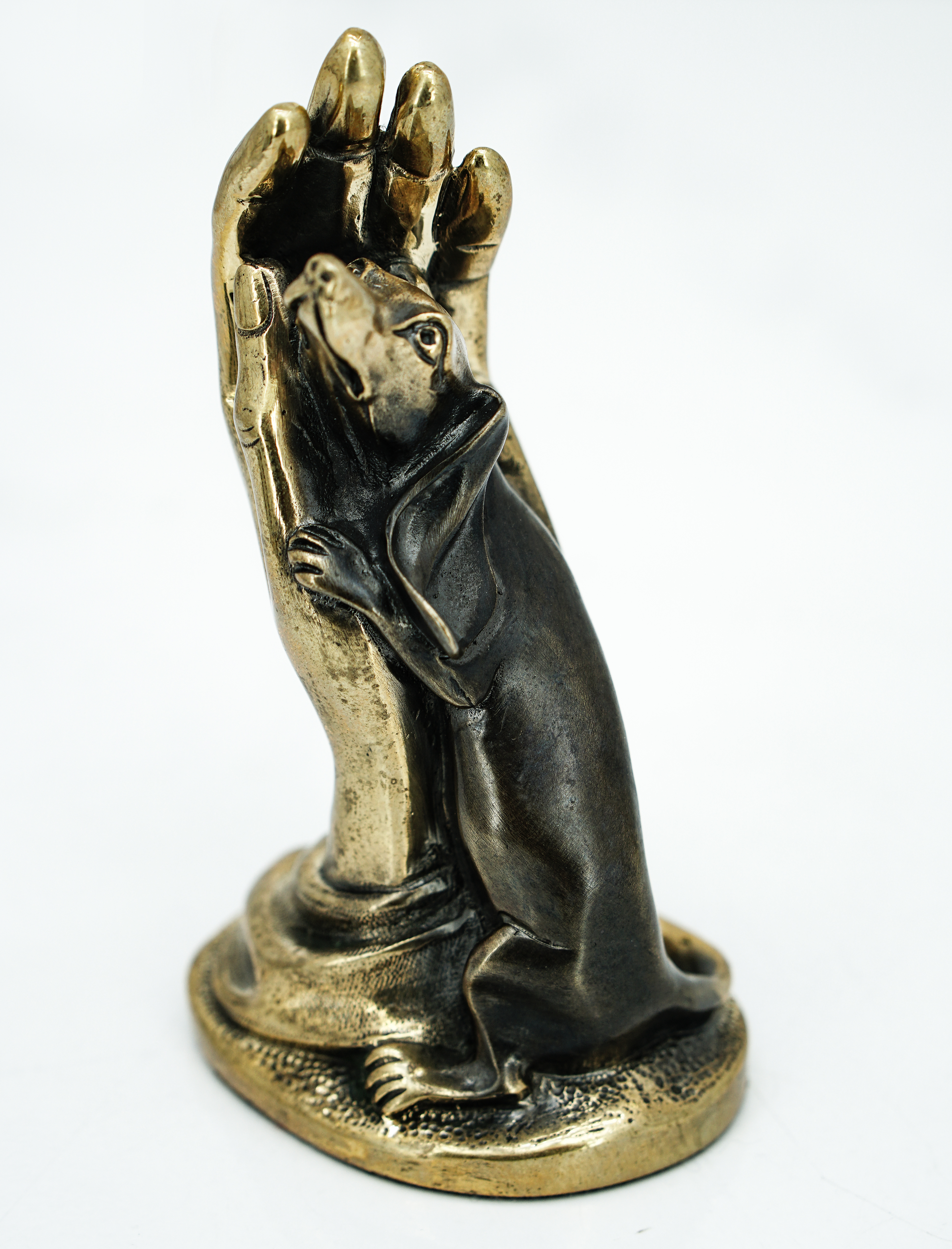 Скульптура из бронзы «Собака друг человека»