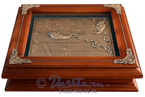 Деревянная ключница «Рыбы»