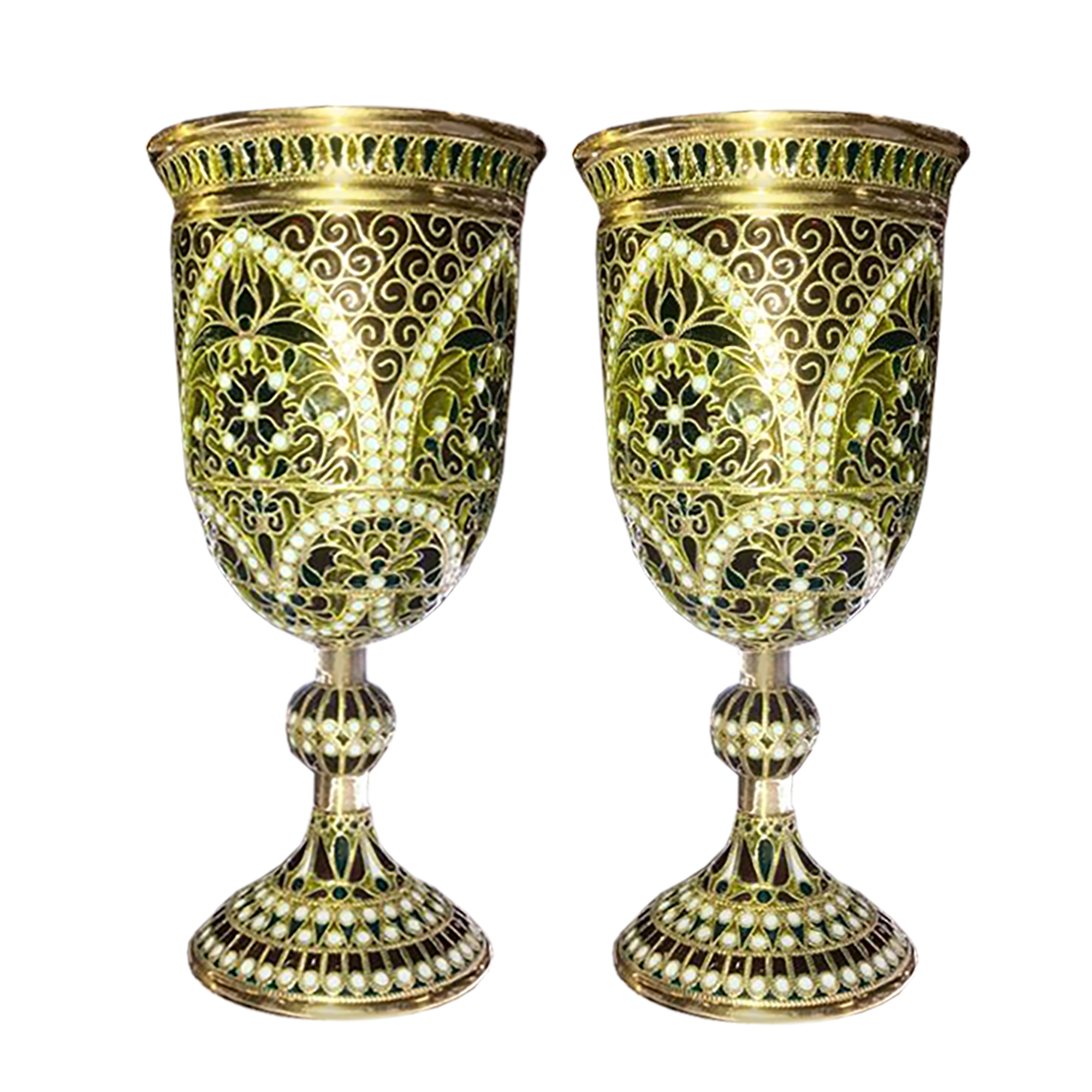 Набор из двух бокалов «Желтый Тюльпан»