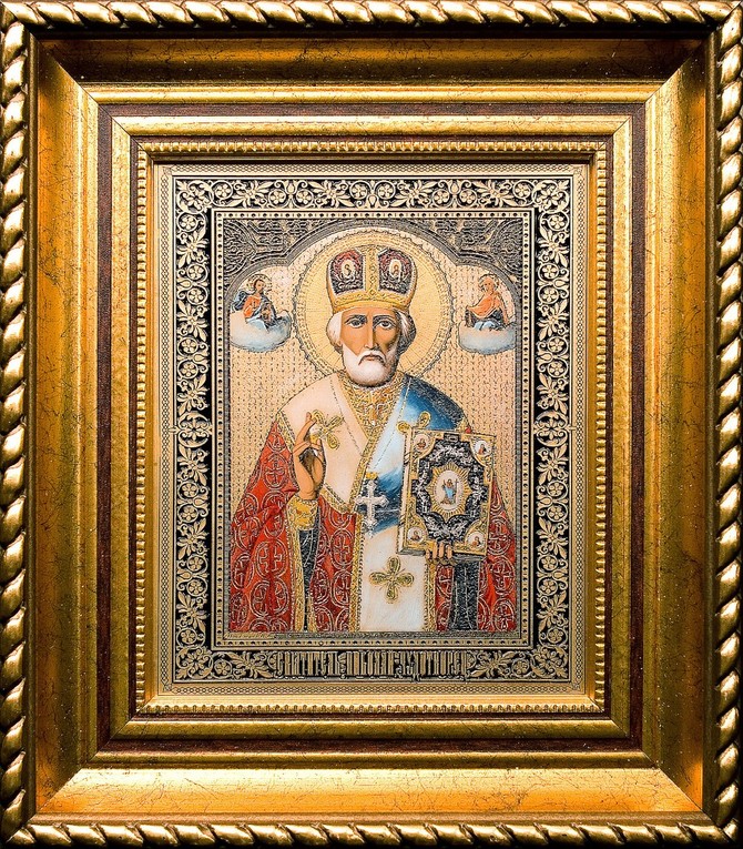 Гравюра на металле «Николай Чудотворец»