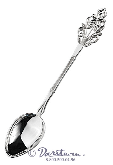 Серебряная ложка «Аленький цветочек»