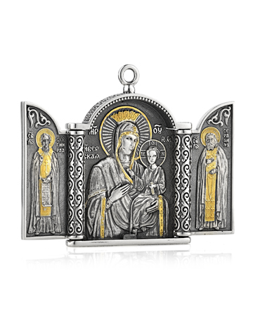 Малый складень «Иверская Богоматерь»