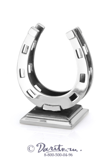 Серебряная подставка для визиток «Подкова»