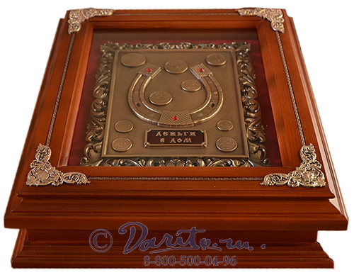 Деревянная ключница «Подкова»