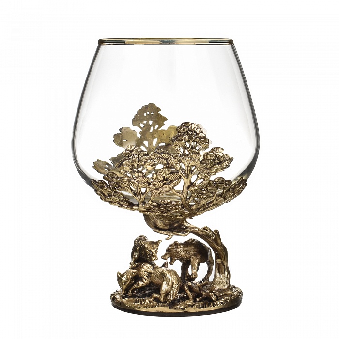 Коньячный бокал «Волки»