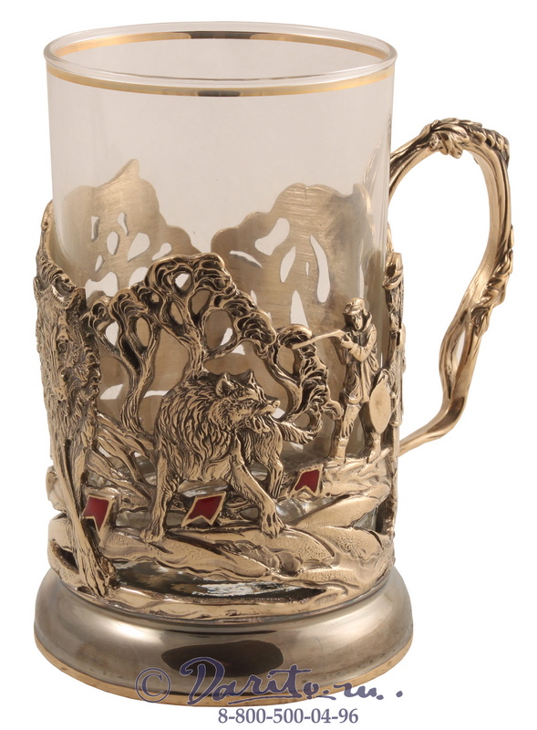 Подстаканник «Охота на волков»