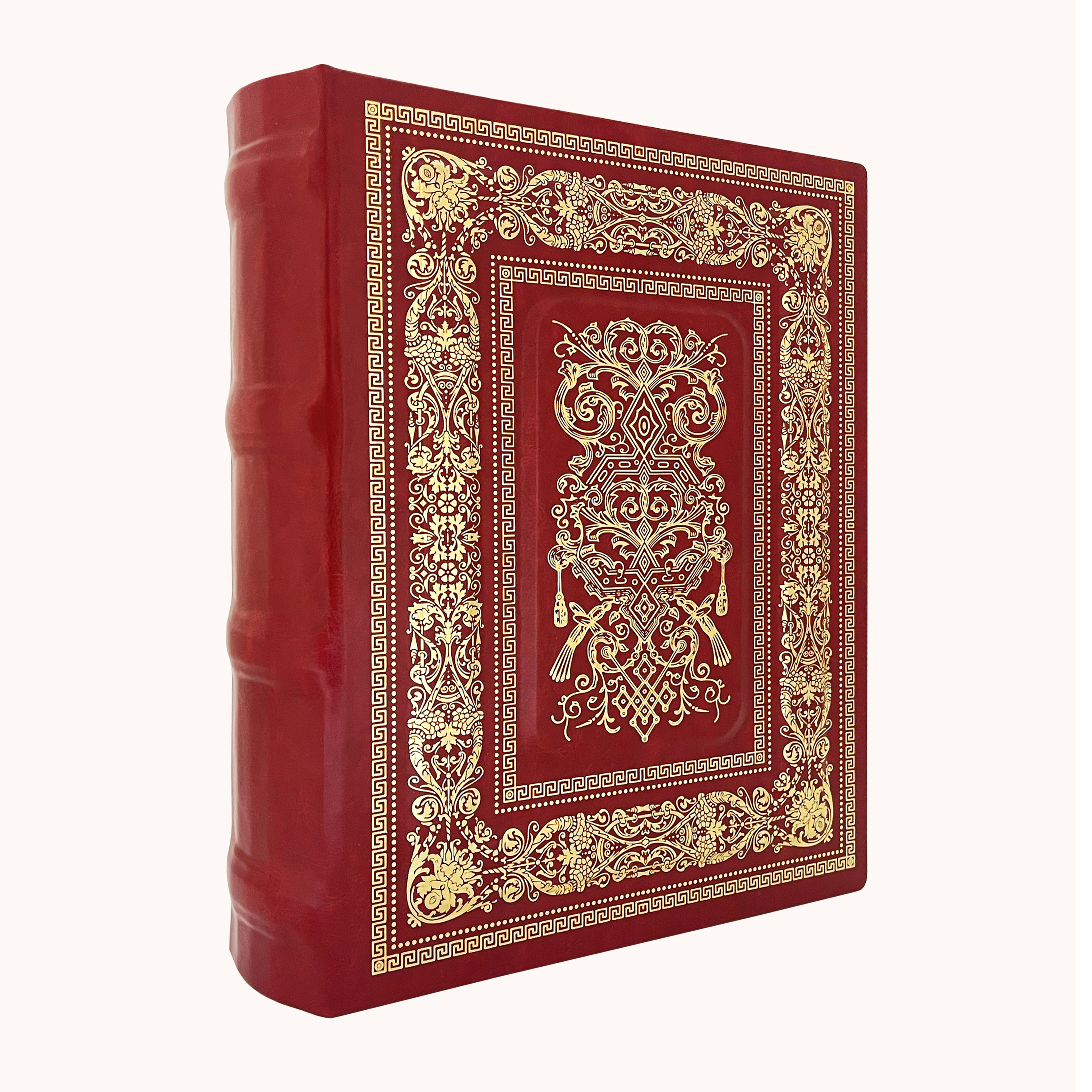 Фотоальбом Орнамент в переплете эко/кожа с золотым тиснением