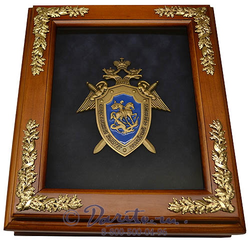 Деревянная ключница «Эмблема Следственного Комитета РФ»