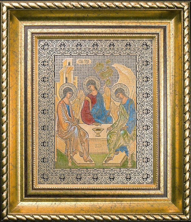 Гравюра на металле «Пресвятая Троица»