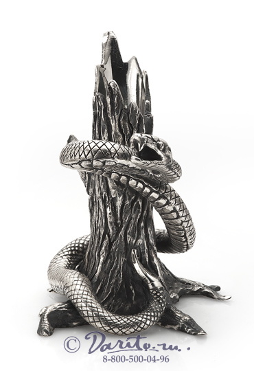 Серебряная подставка под ручку «Символ мудрости»