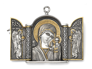 Малый складень «Казанская Богоматерь»