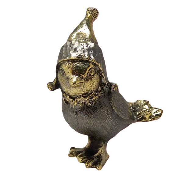 Скульптура из бронзы «Птичка»