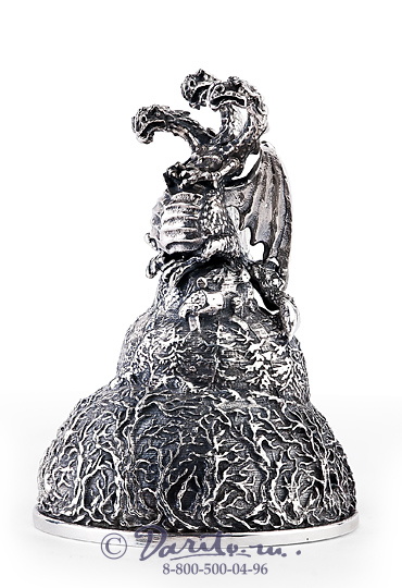 Серебряный колокольчик «Змей Горыныч»