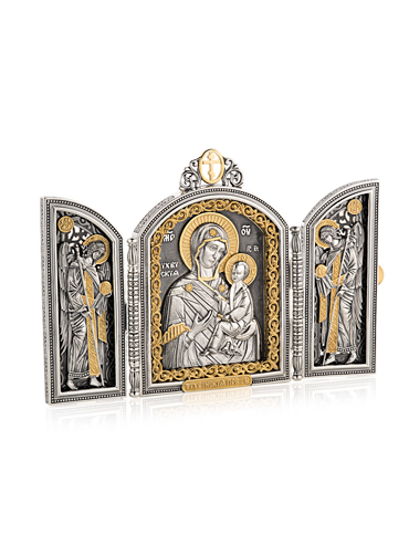 Складень «Тихвинская Богоматерь»