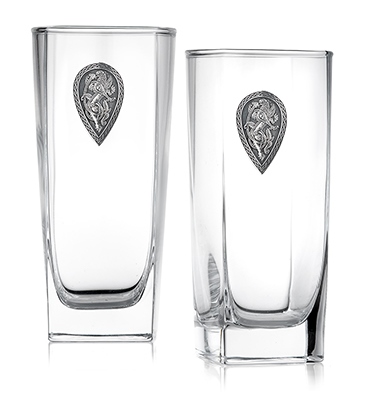 Подарочный набор из 2-х стаканов для воды «Русь»