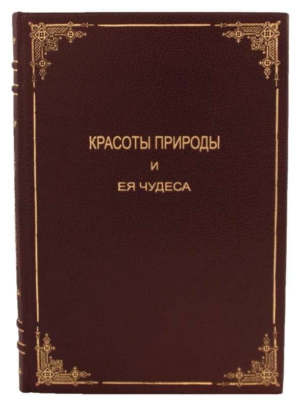 Антикварная книга «Красоты природы и ее чудеса»