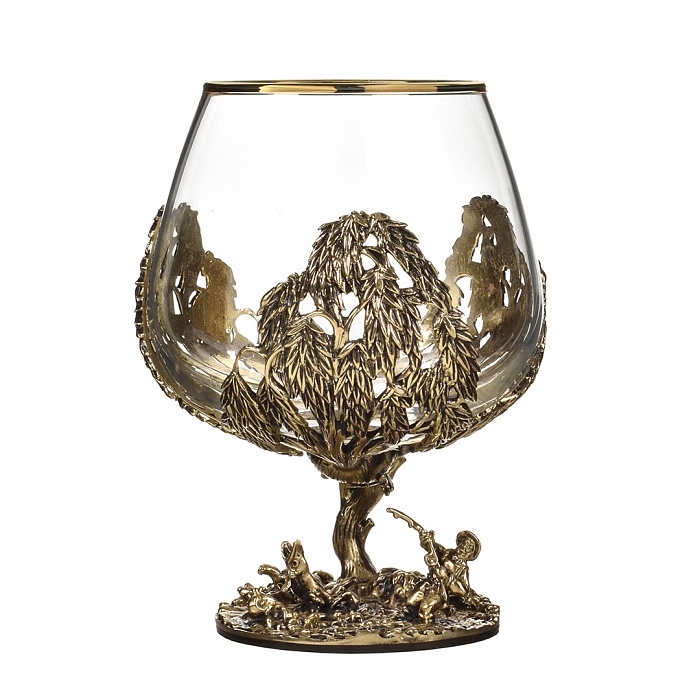 Коньячный бокал «Рыбак. Щука»