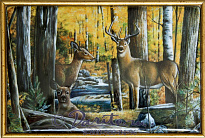 Панно подарочное «Животные - Олени»