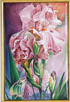 Панно подарочное «Цветы - Гладиолусы»