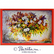 Панно подарочное «Цветы - Луговой букет»