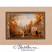 Панно подарочное «Архитектура: осень»