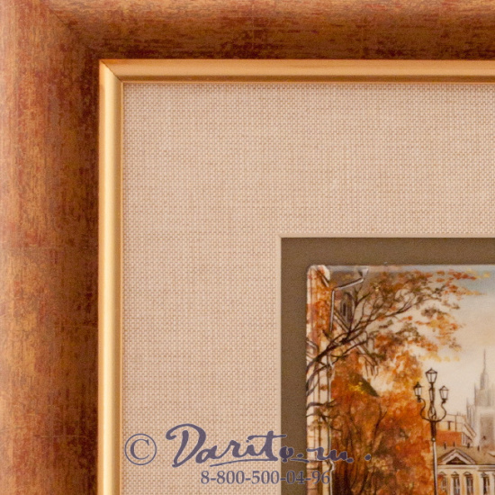 Панно подарочное «Архитектура: осень»