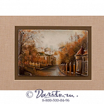 Панно подарочное «Архитектура: осенние улицы»