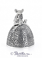 Серебряный колокольчик «Мышонок»