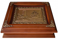 Подарочная деревянная ключница «Маяк»