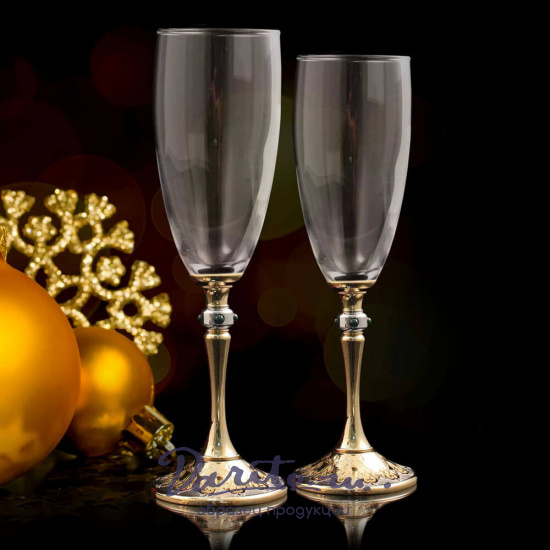 Подарочный набор «Бокалы для шампанского»