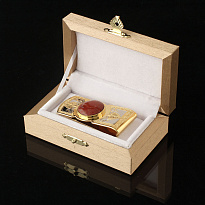 Подарочный «Зажим для денег с яшмой»