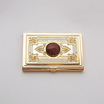 Подарочная «Визитница карманная с яшмой»