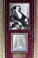 Панно с подлинным автографом Шаляпина Ф.И.